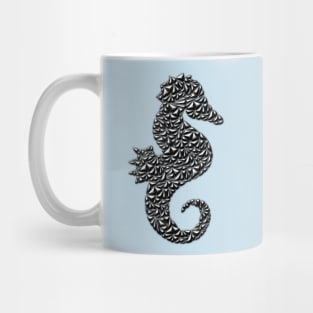 Metallic Seahorse Mug